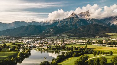 Sonnenuntergang am Ritzensee in Saalfelden Leogang | © Michael Geißler