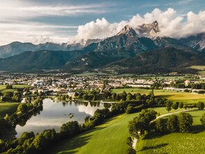 Sonnenuntergang am Ritzensee in Saalfelden Leogang | © Michael Geißler